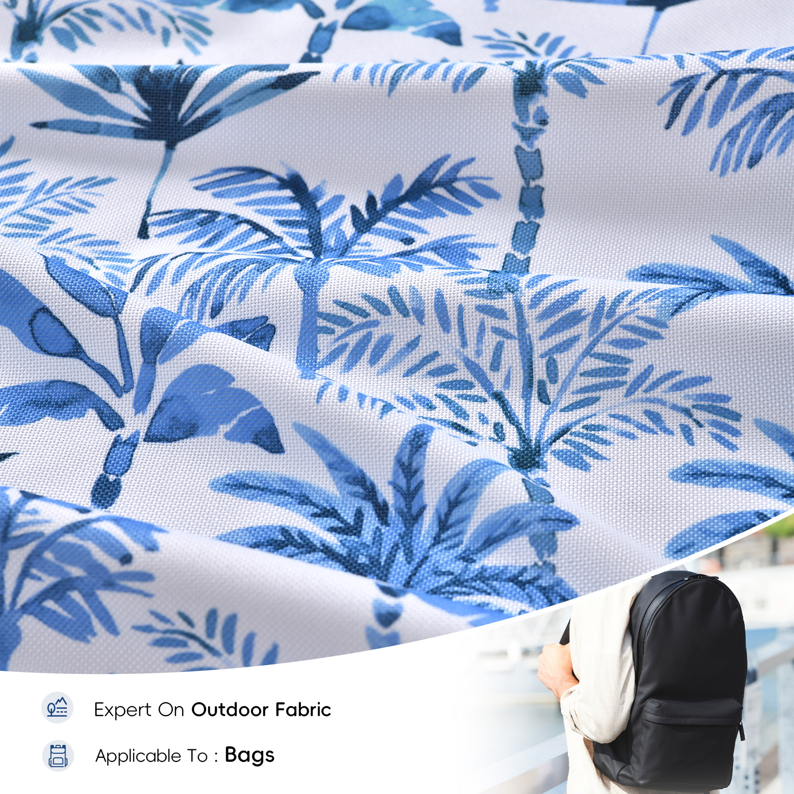 400D PVC Polyester Oxford Bag Fabric Printing